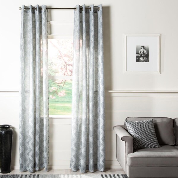 Safavieh 52 x 84 in. Kenji Window Panel - Charcoal WDT1048C-5284 - main